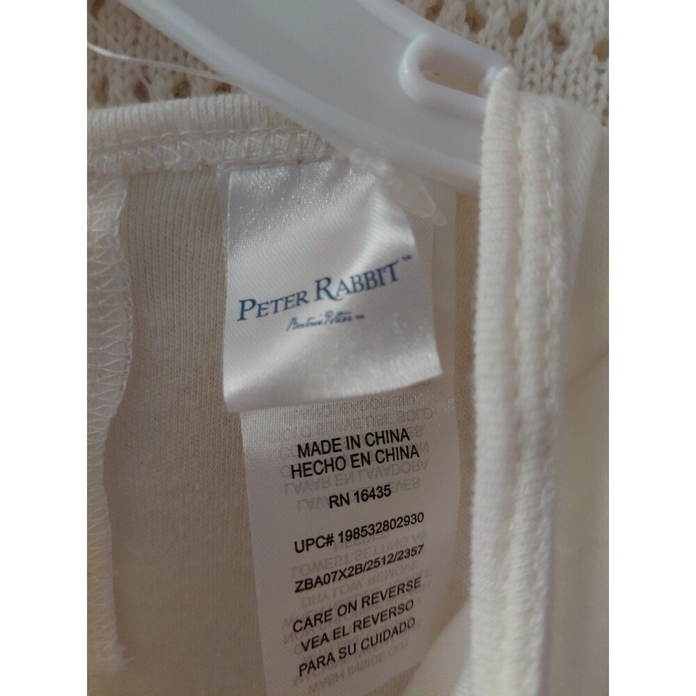The World of Peter Rabbit Little Girl's Knit Cardigan Dress Set 2 Pc Size 12M - Picture 8 of 14